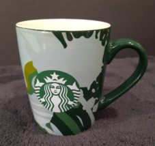 Starbucks  Green Mermaid  10oz. Coffee Mug Cup Holiday 2021 Gift Camo - $8.51