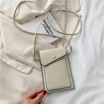  2023 Mini Women Mobile Phone Bag Pouch Case Pu Leather Small  Messenger Bag Fem - £122.29 GBP