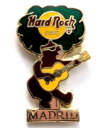 Hard Rock Cafe Madrid Pin Bear Guitar Strawberry Tree Spain City Symbol ... - $358.35 MXN