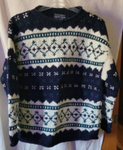 VTG Rey Wear Handmade Wool Sweater Dry Clean Size Unknown Winter Warm Cl... - €47,36 EUR