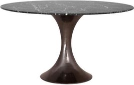 Dining Table Top Bungalow 5 Stockholm Modern Contemporary Rounded White Black - £2,121.62 GBP