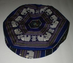 Thai Silk Thailand Elephant Tam Hat Cap Tribal Urban Ethnic Soft Beret W... - $149.99