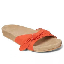 Jack Rogers Dorothy Bow Comfort Suede Slides Red Size 7M 7 NEW NIB - £35.66 GBP