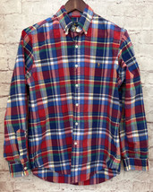 Ralph Lauren Mens Medium Plaid Oxford Shirt Long Sleeve Button Up - £36.02 GBP