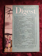 Readers Digest April 1950 Peter F Drucker Mary Roberts Rinehart Stanley High - $8.10