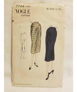 VOGUE Vintage 50s Pattern 7742 Woman&#39;s Skirt 26 Waist Cut AS IS - €11,08 EUR