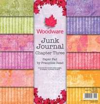 Woodware Double-Sided Paper Pad 8&quot;X8&quot; 24/Pkg-Francoise Read Junk Journal Chapter - £31.74 GBP