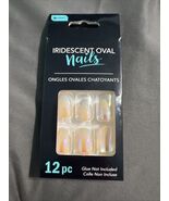 b•color Iridescent Fashion Press-On Nails 12 pc. Short Oval Beige - €4,29 EUR