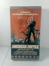 AMERICAN JUSTICE Betamax NOT VHS  1986 JAMESON PARKER GERALD MCRANEY Beta - £16.79 GBP