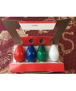 4 Assorted Noma Multicolor Indoor Outdoor C7 Christmas Replacement Bulbs... - $6.93