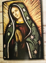 Heartland Plush Virgin Mary Madonna Fleece Throw Blanket 50x60 New - £15.55 GBP