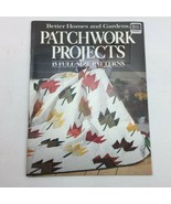 Vintage Better Homes &amp; Gardens Patchwork Projects Book 15 Patterns Sewin... - £19.74 GBP