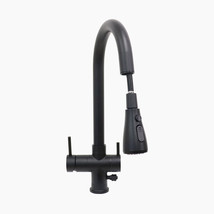 Matte Black 16&quot; Kangen Enagic Faucet Pull-Down Spray Head. - £406.34 GBP