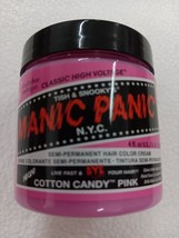 Manic Panic Vegan Semi Permanent Hair Dye Color Cream 118 mL Cotton Cand... - $11.26