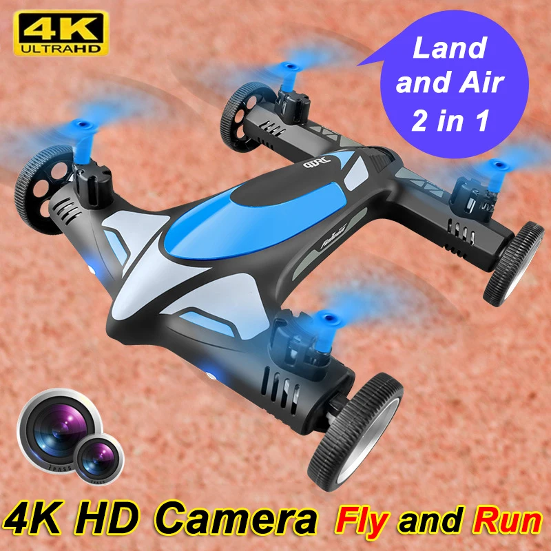 Mini UAV Drone RC Car Land and Air 2in1 4K HD  Camera  Professional Quadcopt - £18.92 GBP+