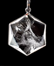 satyaloka Quartz Hexagonal Star Pendant with Phenomenal Energy | azeztul... - £63.53 GBP