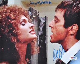 Scarface Cast Signed Photo X2 - Al Pacino &amp; Mary Elizabeth Mastrantonio w/COA - £203.20 GBP