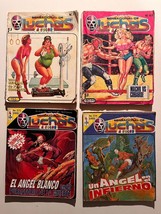 VTG 4 Mexican SENSACIONAL DE LUCHAS WRESTLER LUCHA LIBRE comic book 80&#39;s... - $51.41