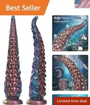 Extra Large 18.5&#39;&#39; Silicone Dildo for Advanced Pleasure - Waterproof &amp; T... - $49.50