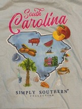 Simply Southern Living Simply South Carolina Large Short Sleeve T-Shirt Palmetto - £15.56 GBP