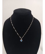 Vintage 18k GF Twisted Chain With Heart Pendant 18&quot; - $589.25 MXN