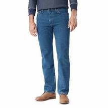 Wrangler Authentics Men S Classic 5 Pocket Regular Fit Cotton Jean Stone... - £29.64 GBP