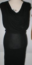 New Womens DSquared2 Italy Dress L Viscose Black D2 NWT Designer LBD Cowl Neck - £1,776.46 GBP