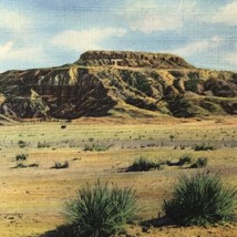 Tucumcari Mountain New Mexico Postcard Vintage Legendary Apache Site - £7.94 GBP