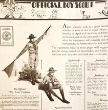 1930 Official Boy Scouts Of America Equipment Advertisement Centerfold HM2H - $1,273.65 MXN