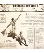 1930 Official Boy Scouts Of America Equipment Advertisement Centerfold HM2H - $1,273.65 MXN