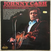 Johnny Cash - I&#39;m So Lonesome I Could Cry (Uk Vinyl Lp, 1970) - $3.75