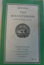 .  Moliere, The Misanthrope and Other Plays, Translated by John Wood, C. 1959, R - £19.75 GBP