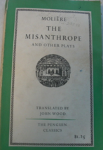 .  Moliere, The Misanthrope and Other Plays, Translated by John Wood, C. 1959, R - £18.78 GBP