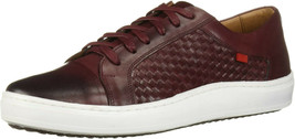 Marc Joseph New York Men's Leather Made In Brazil Luxury Lace-up Weave Detail - £57.27 GBP