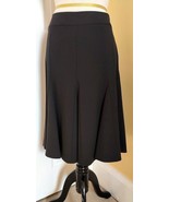 Liz Claiborne EMMA JAMES Easy Care Black Flared Stretch Dress Skirt (12P... - $273.31 MXN