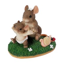 Charming Tails Mother Child Together Every Step of the Way Figurine Fitz... - £9.70 GBP