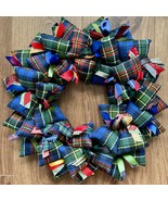 Winter Holiday Christmas Handmade Wreath for Indoor Door or Wall Decor o... - €55,42 EUR