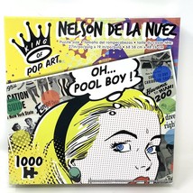Nelson De La Nuez King Of Pop Art 1000 Piece Jigsaw Puzzle Pool Boy 19 x... - $18.78
