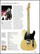 James Burton Fender Broadcaster Wilko Johnson Telecaster guitar history article - £3.39 GBP