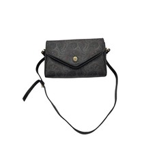 Liz Claiborne Women&#39;s Envelope Close Crossbody Shoulder Bag Black Paisley - $27.15