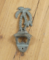 Cast Iron PALM TREE Beer Soda Bottle Opener Beach Nautical Tiki Bar Wall... - $259.71 MXN