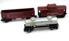VTG Lionel HO Scale Train Lot of 3 - Sunoco Tanker, Lehigh Hopper, Penn Caboose - £15.47 GBP