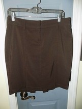 Three Pink Hearts Trixxi Solid Brown Skirt Size 9 Women&#39;s EUC - £13.98 GBP