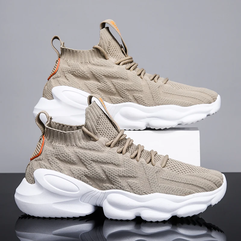 S shoes male fashion casual shoes boots socks shoes running breathable trend lazy shoes thumb200