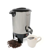 MegaChef 30 Cup Stainless Steel Coffee Urn - £46.15 GBP