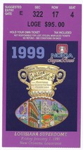 1999 Sugar bowl game ticket stub Ohio State Texas A&amp;M - £65.59 GBP