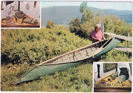 Postcard Kooteney Canoe Fort Steele Museum British Columbia - £2.85 GBP