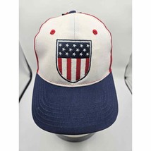 USA World Sport Adjustable Cap Hat NWT Red White Blue - $12.73