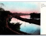 Lehigh and Canal Catasauqua Pennsylvania PA UNP Unused UDB Postcard T2 - £7.04 GBP