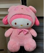 Sanrio My Melody JAPAN Anime Panda Costume 32&quot; Jumbo Oversized Stuffed P... - €381,87 EUR